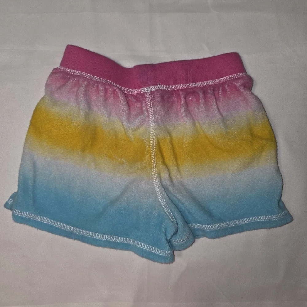 Polo Ralph Lauren Girls Shorts Colorful Pastel Tie Dye Size 5 Y0